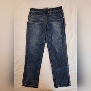 Democracy Dark Blue Straight Leg Jeans